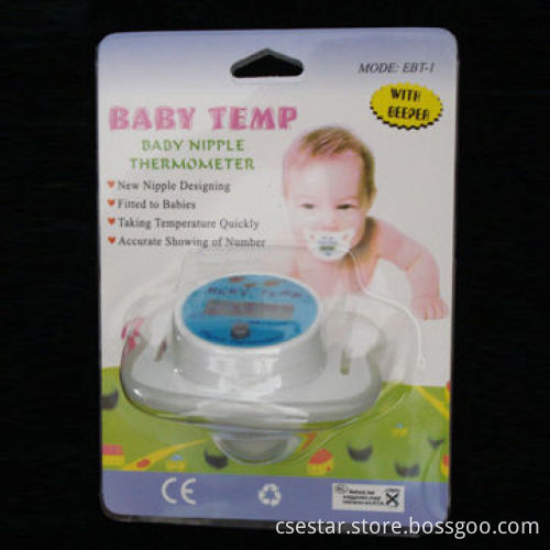 Mums' best choice baby beeper fever alarm pacifier thermometer type